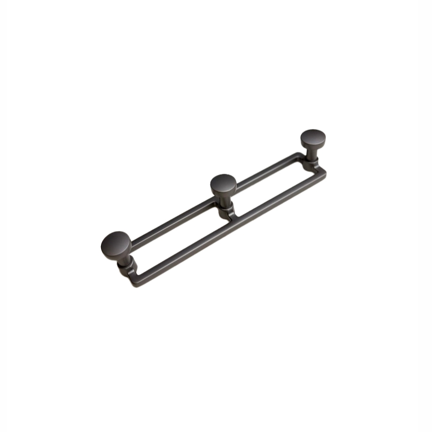 Вешалка 3-х рожковая, жемчужно-серый