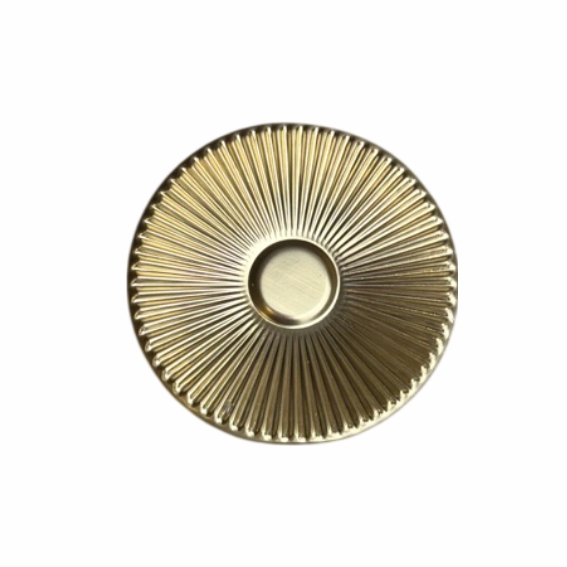 Ручка-кнопка 617-044, золото глянец