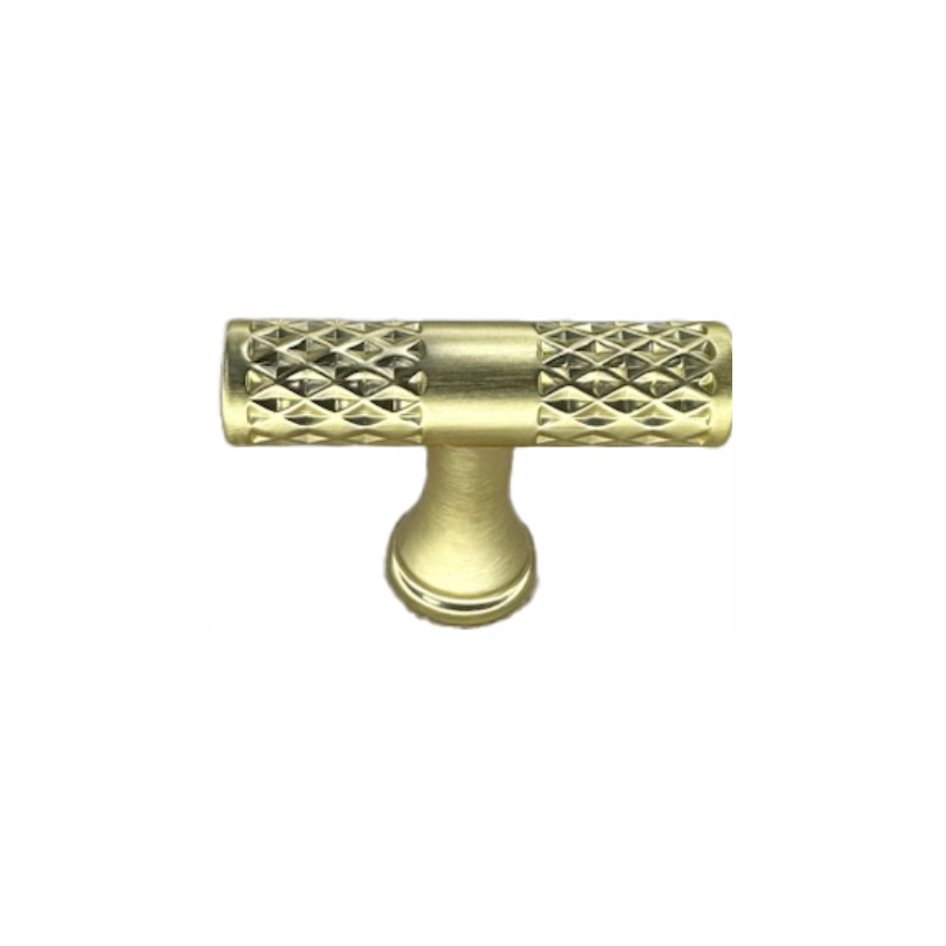 Ручка-кнопка 550, шлиф. золото RIFF