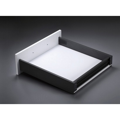 Металобокс H= 171*450 с доводчиком, серый