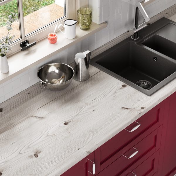 Столешница  3050*600*38 Бискайская сосна