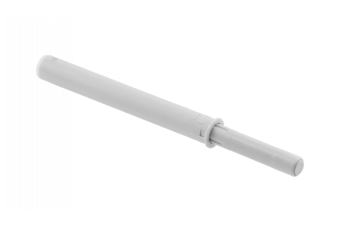 Амортизатор плавного закрывания врезной длинный серый GTV