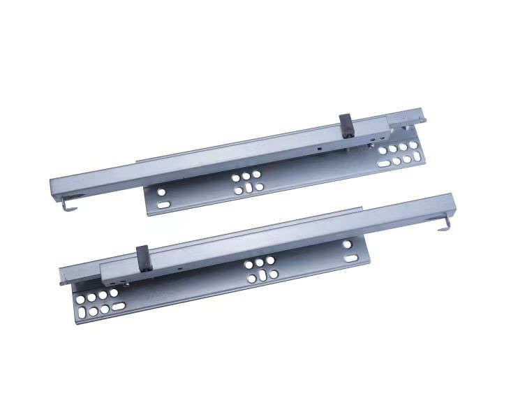 Направляющие скрытого монтажа частичного выдвижения L-350 с доводчиком RIFF