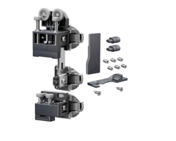 Комплект фур-ры WingLine L 2024 с нижн.направл.элем-ом, 25кг,самозакрывание, правый, Heavy, антрацит