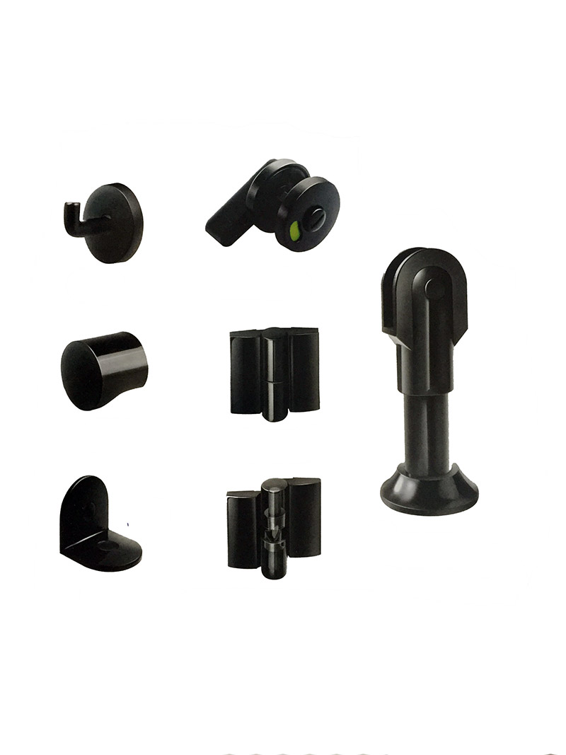 Комплект фурнитуры для туалетной комнаты пластик,левое открывание