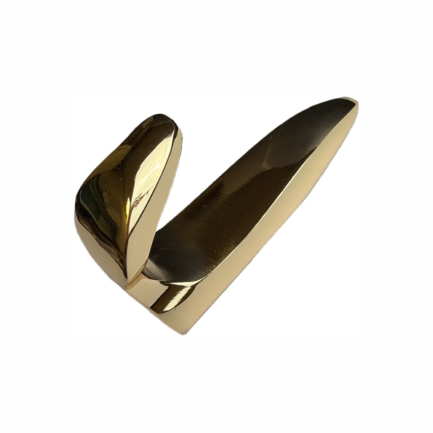 Крючок 028 - однорожковый, золото глянец RIFF