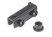 Петля для вкладной стеклянной двери черная