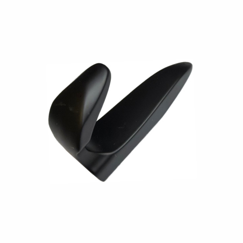 Крючок 028 - однорожковый, черный матовый RIFF