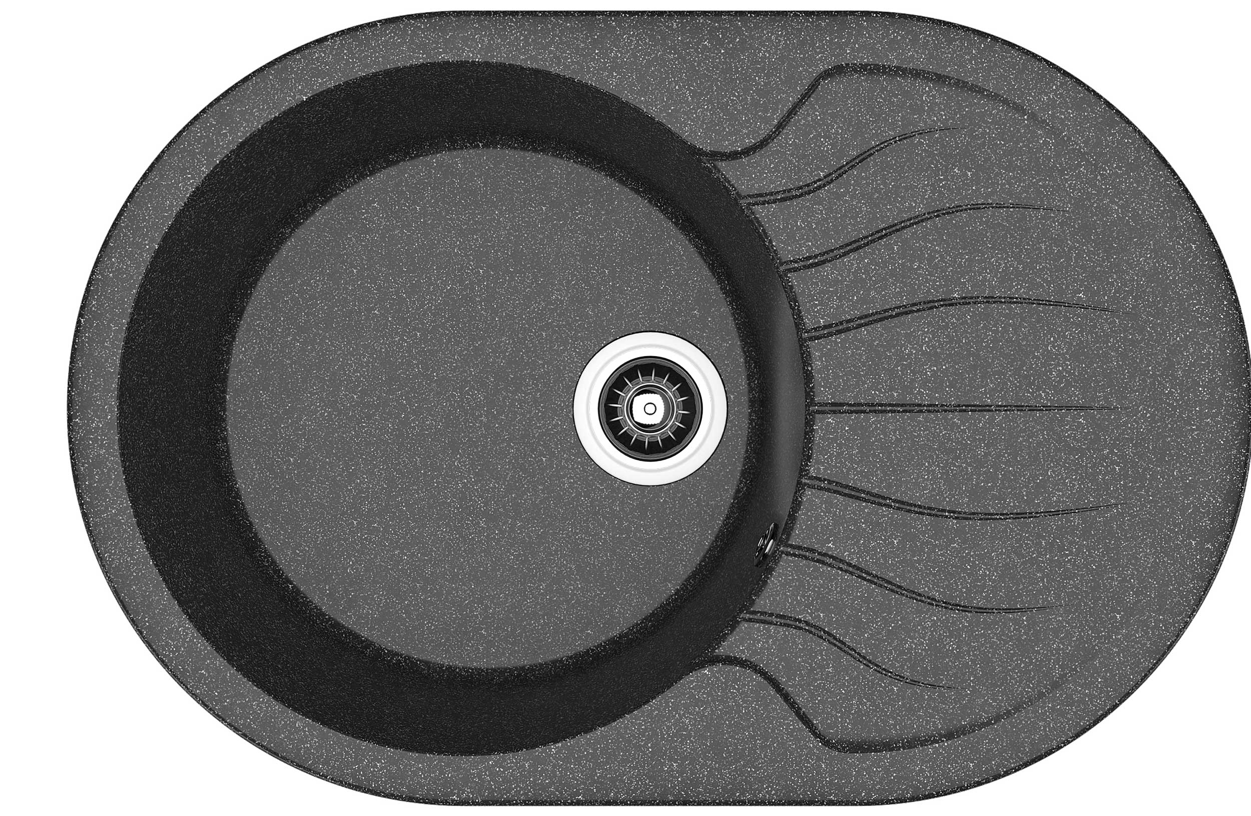 Мойка "Берта" 760*510*217мм черный