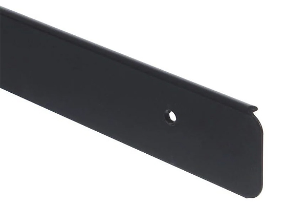 Планка для столешниц 28мм торцевая левая черная