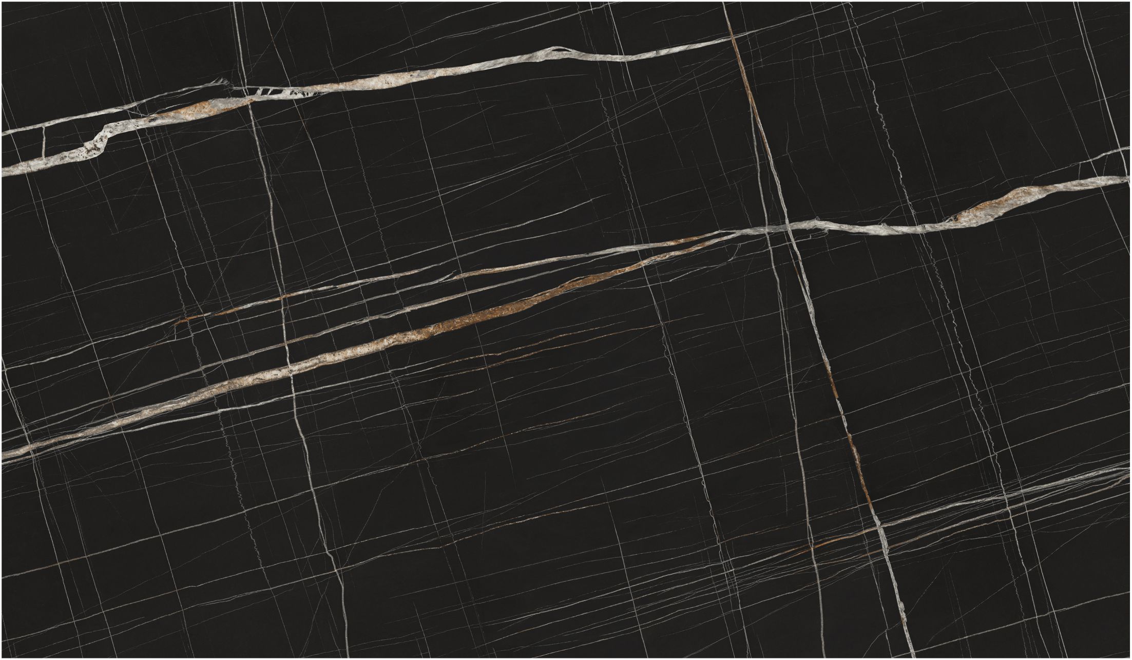 Столешница  3050*600*38 Черный тунис глянец