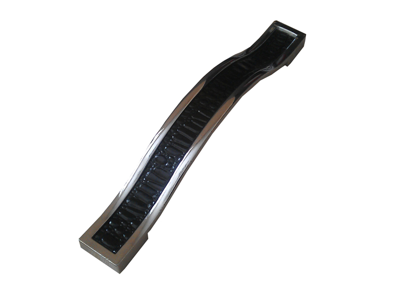 Ручка-скоба 281-096, хром/бежевый