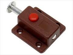 Шпингалет мебельный коричневый