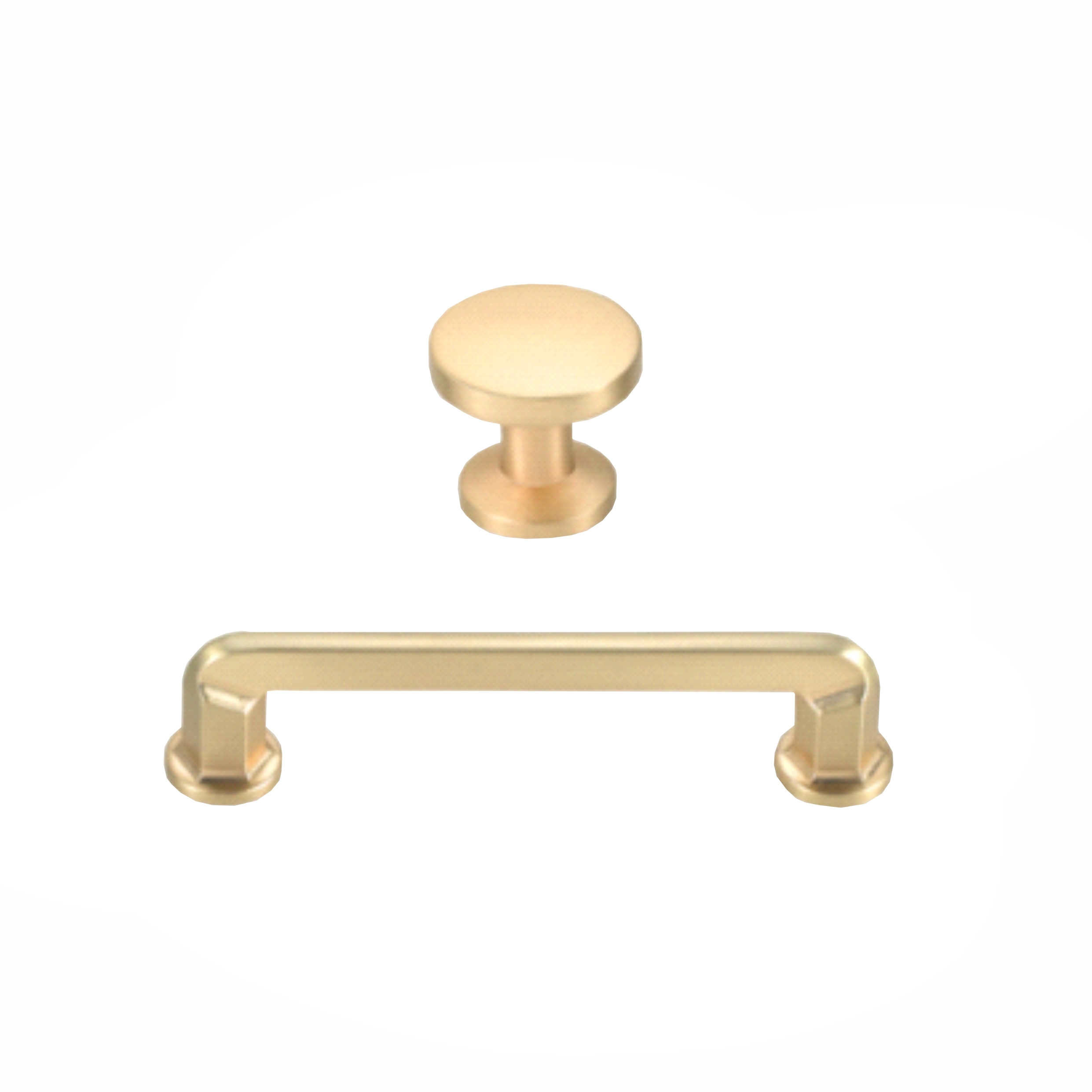 Ручка-скоба 521-128, латунь