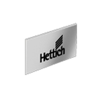 Заглушка ArciTech с логотипом Hettich, хром