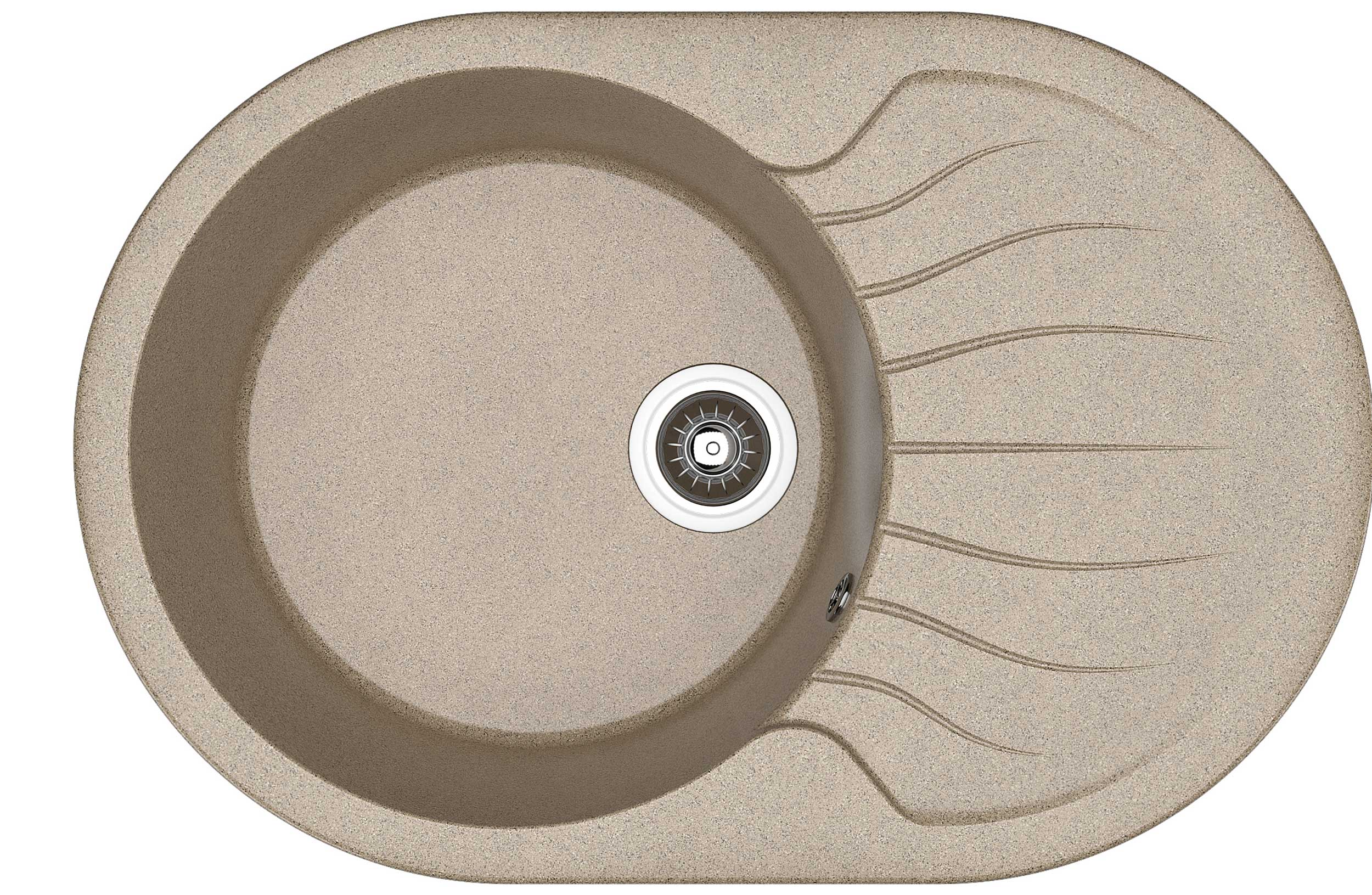 Мойка "Берта" 760*510*217мм терра