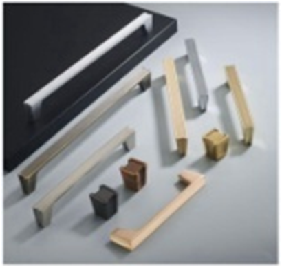 Ручка-кнопка 552, жемчужно-серый RIFF