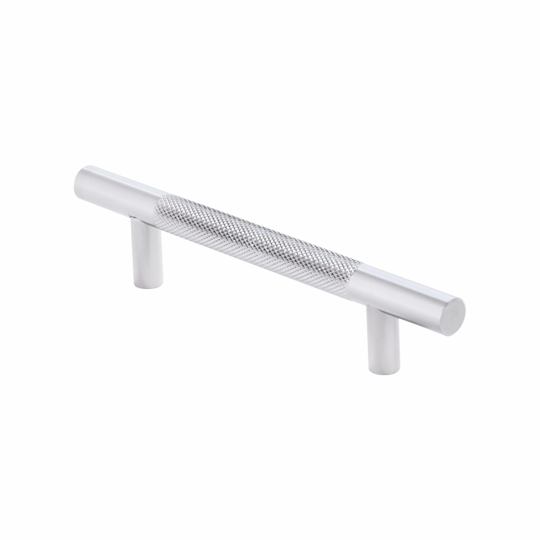 Ручка-рейлинг с рифлением 096-12-096, матовое серебро RIFF