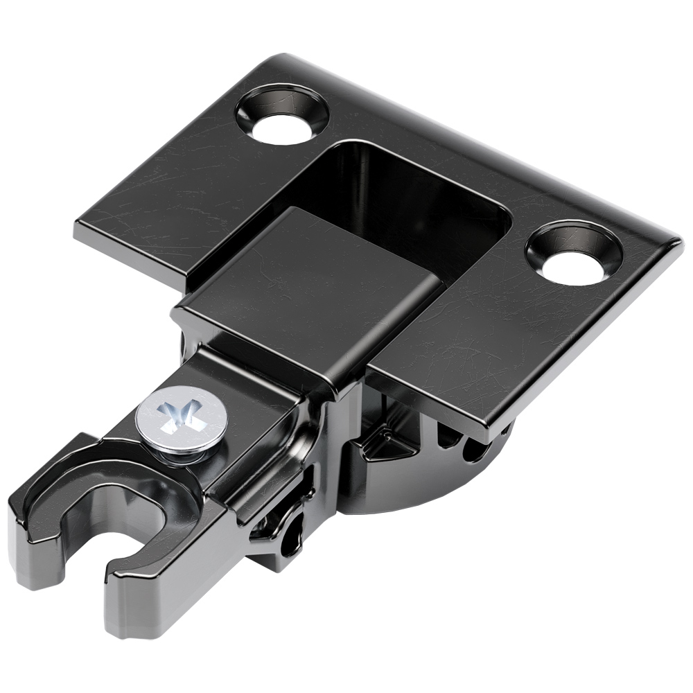 Петля для подъемников секретерных, элемент 2, к двери, чёрный никель