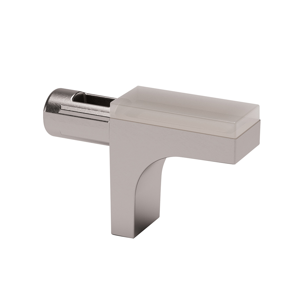 Стеклодержатель без фиксации, штифт D= 5мм, никель