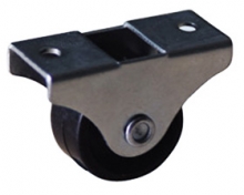 Колесо мебельное 25мм роликовое черное RIFF