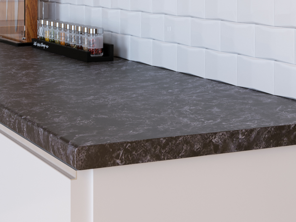 Столешница  4100*600*40 Кастилло темный