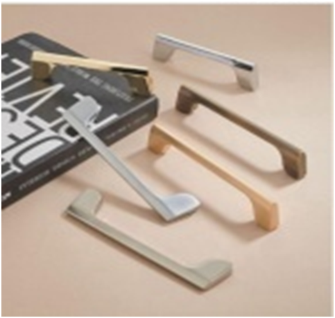 Ручка-скоба 550-128, жемчужно-серый RIFF