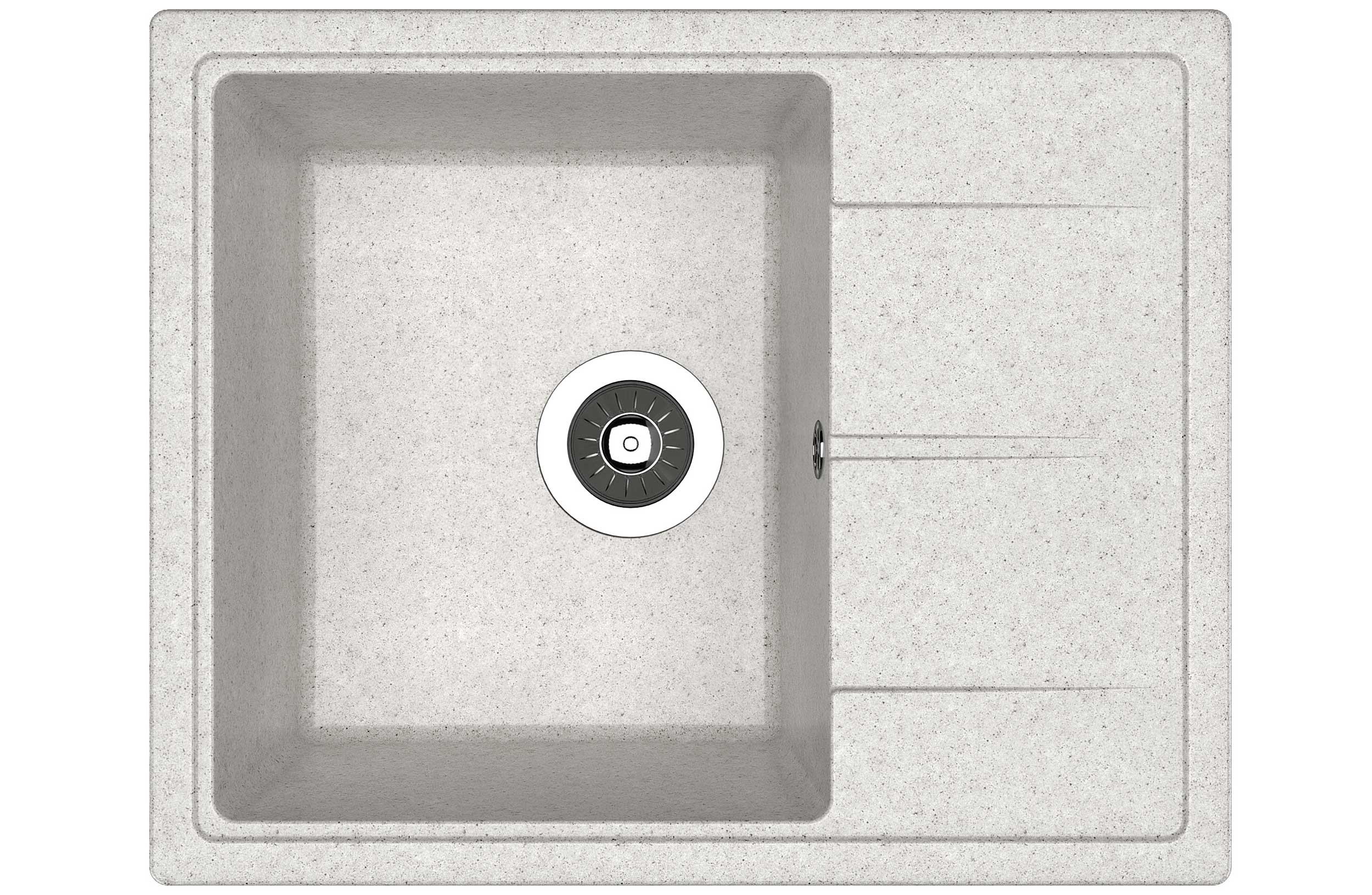 Мойка "Ника" 580*510*217мм серый