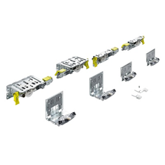 Комплект фурнитуры TopLine XL для 2х дверей, STB19/17мм, толщина двери 32-40 мм, 100 кг