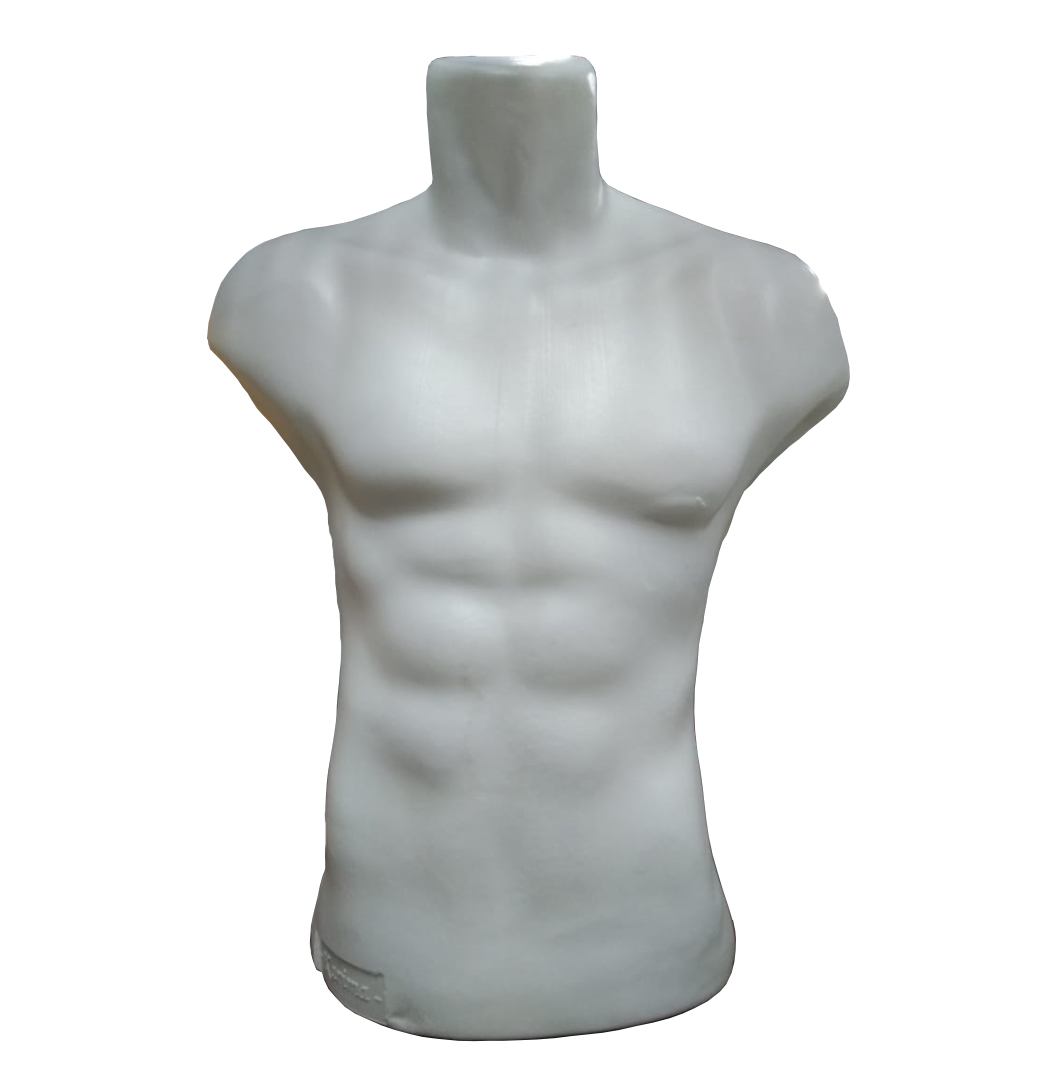 Манекен торс мужской белый