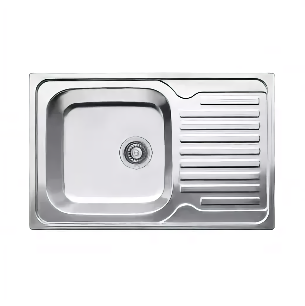 Мойка врезная 800*520*150мм /0,6/, глянцевая R