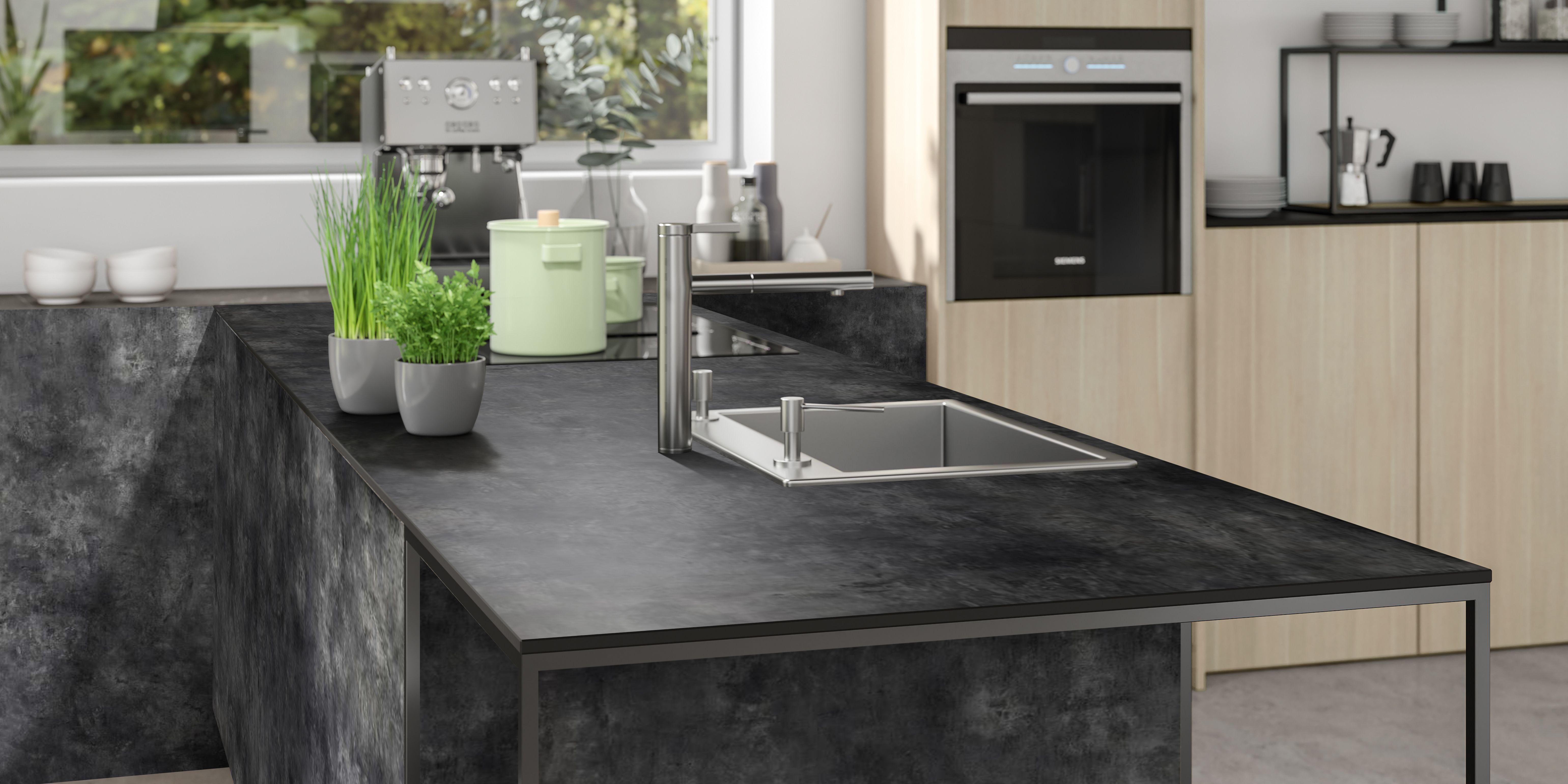 Компакт-плита 3050*605*12 Черный Порторо