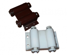 Защелка магнитная двойная белая