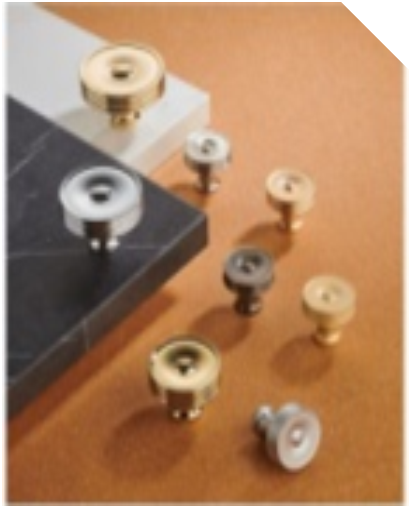 Ручка-кнопка 542-032, жемчужно-серый RIFF