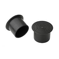 Подпятник  D=25 черный GTV