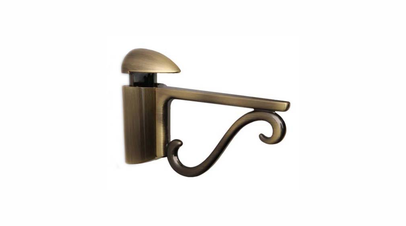 Полкодержатель декоративный 120 никель античный RIFF