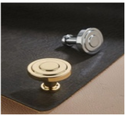 Ручка-кнопка 541-032, жемчужно-серый RIFF