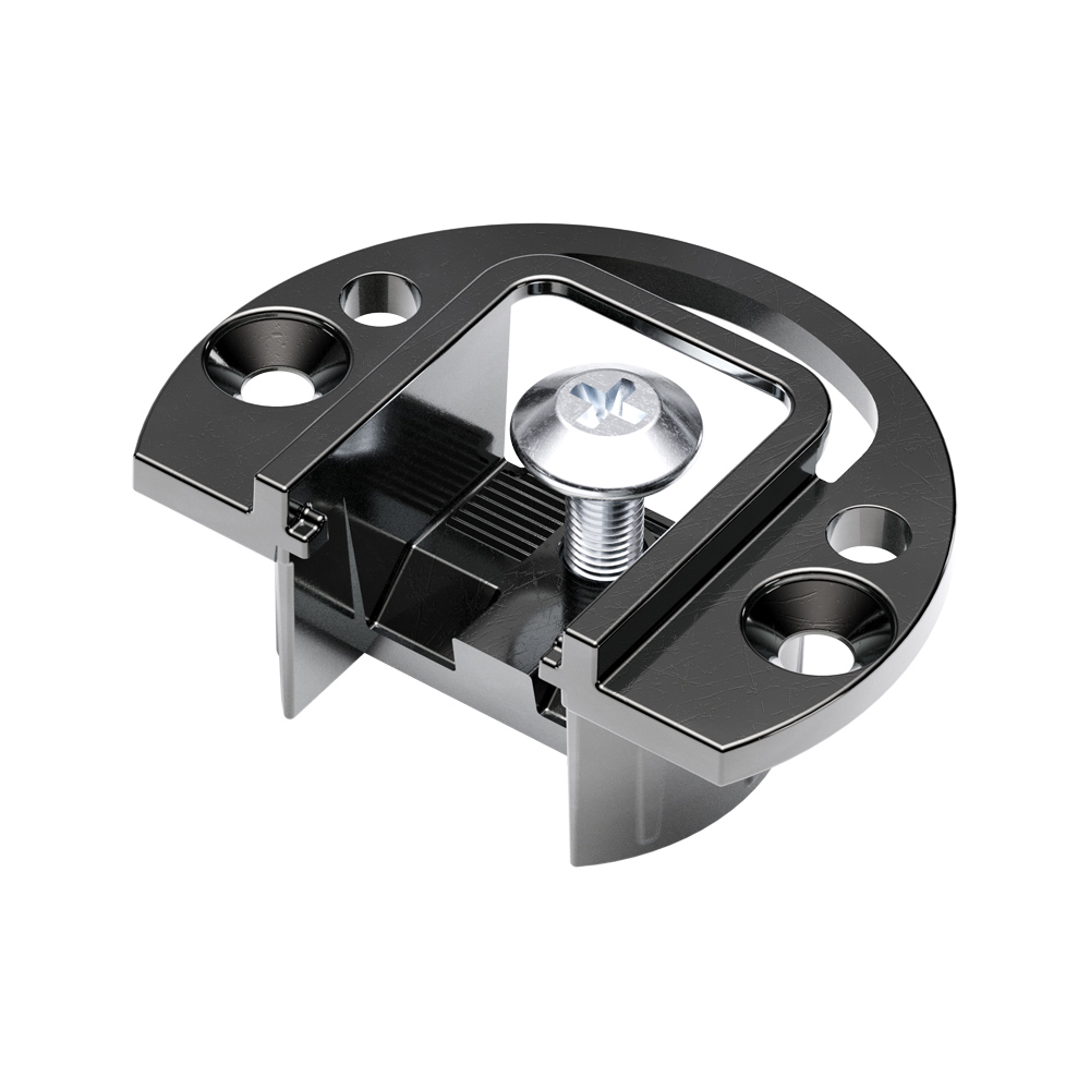 Петля для подъемников секретерных, элемент 1, к корпусу, чёрный никель