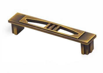 Ручка-скоба 441-096, латунь патина глянец RIFF