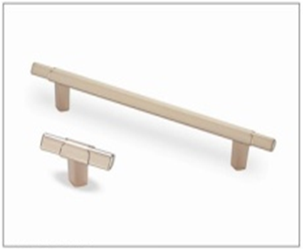 Ручка-кнопка 548, шлиф. золото RIFF