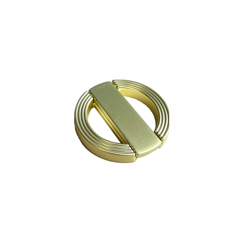 Ручка-кнопка 555-050, шлиф. золото RIFF