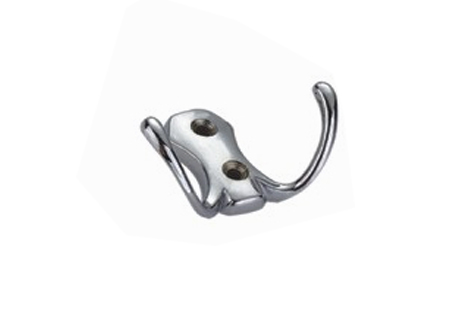 Крючок 002 - 2-х рожковый, хром