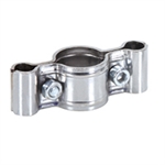 Держатель труба-сетка двойной D=25 хром RIFF