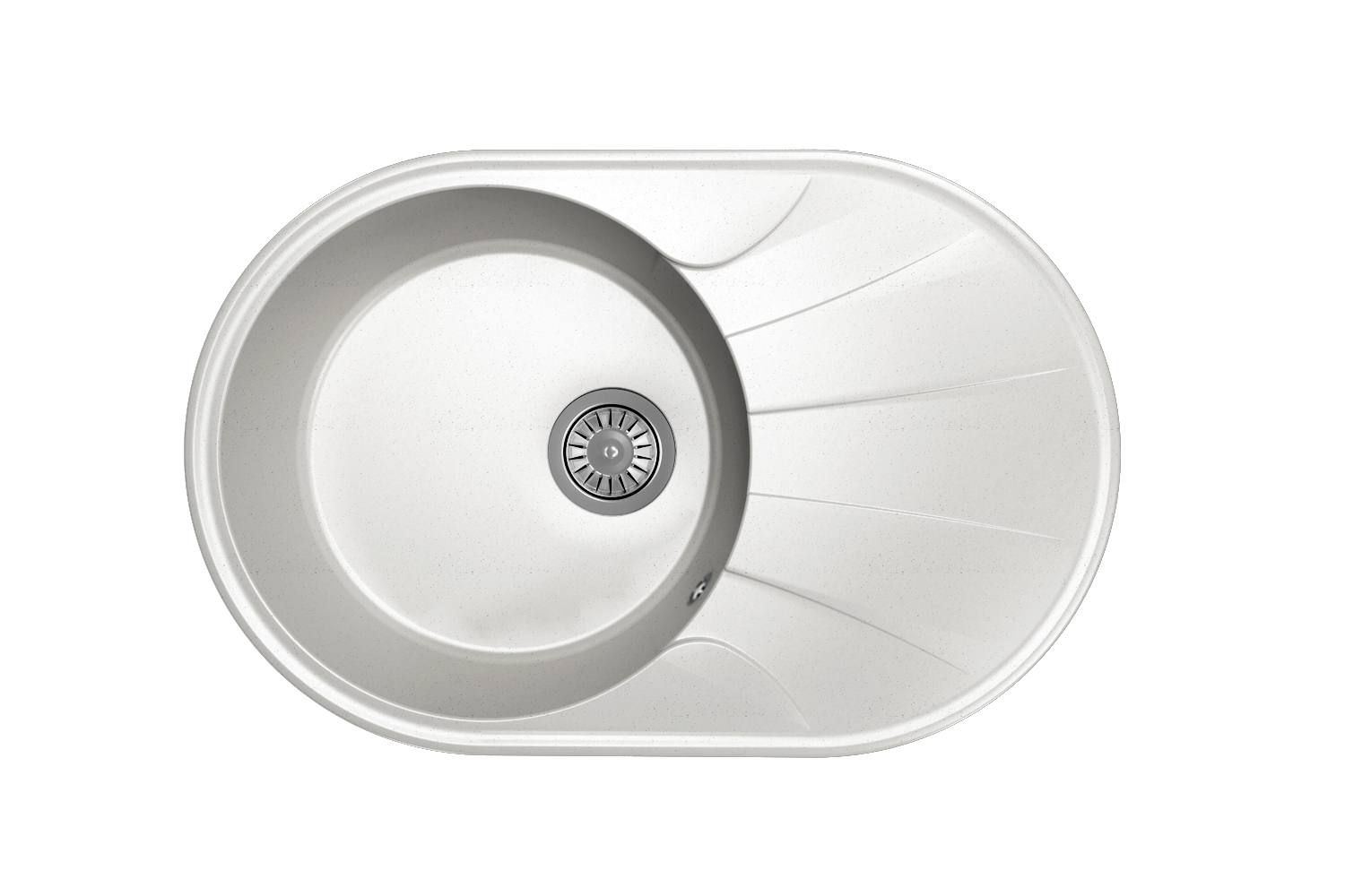 Мойка "Виола" 740*480*180мм белый, б/сифона