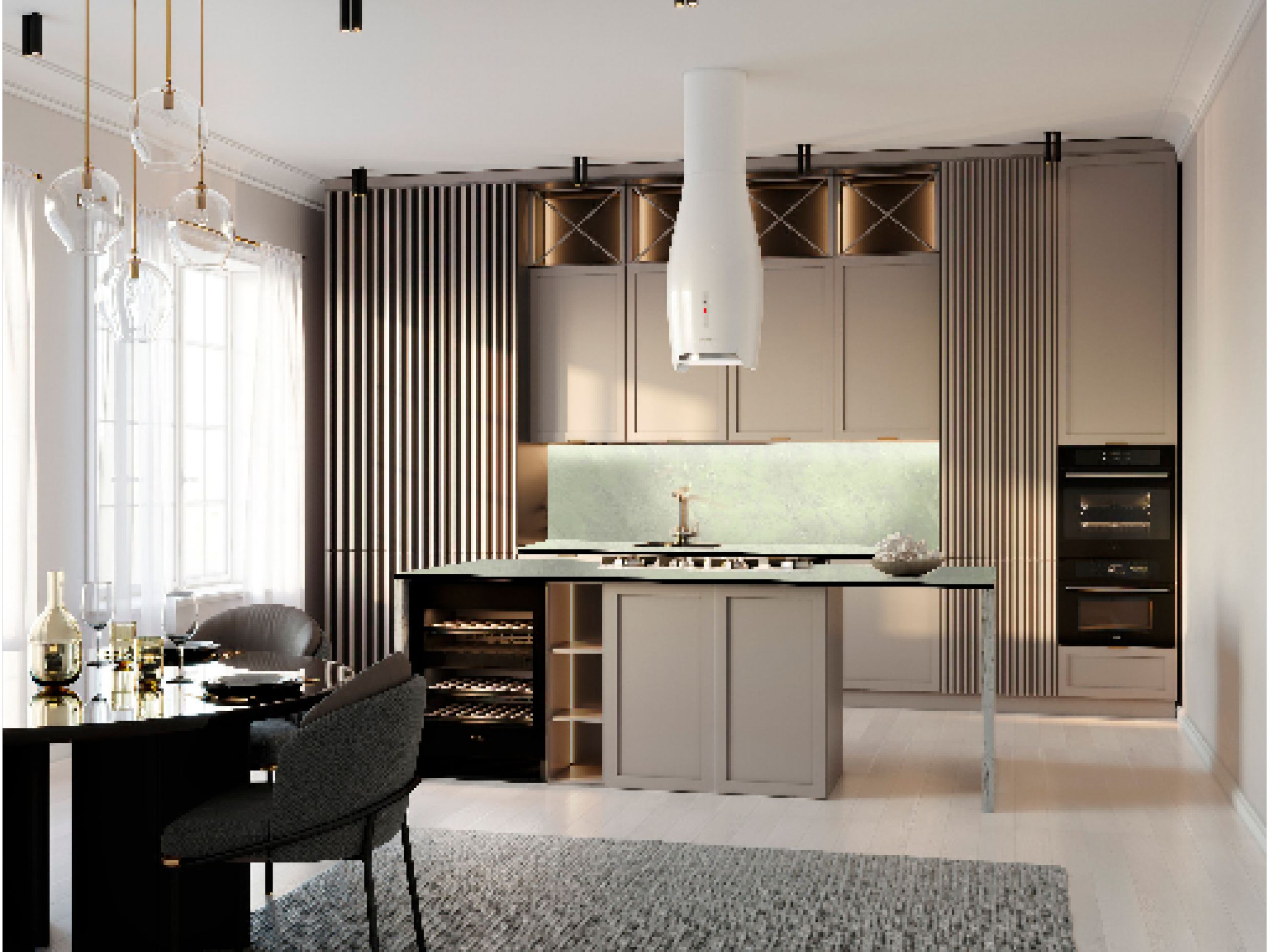 Компакт-плита 3050*605*12 Белый Венетто