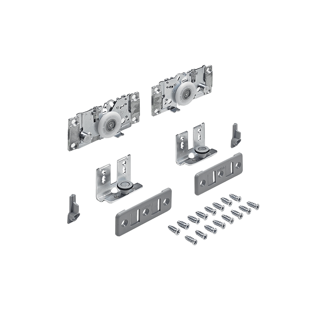 Комплект роликов для задней двери для открывания без ограничения хода