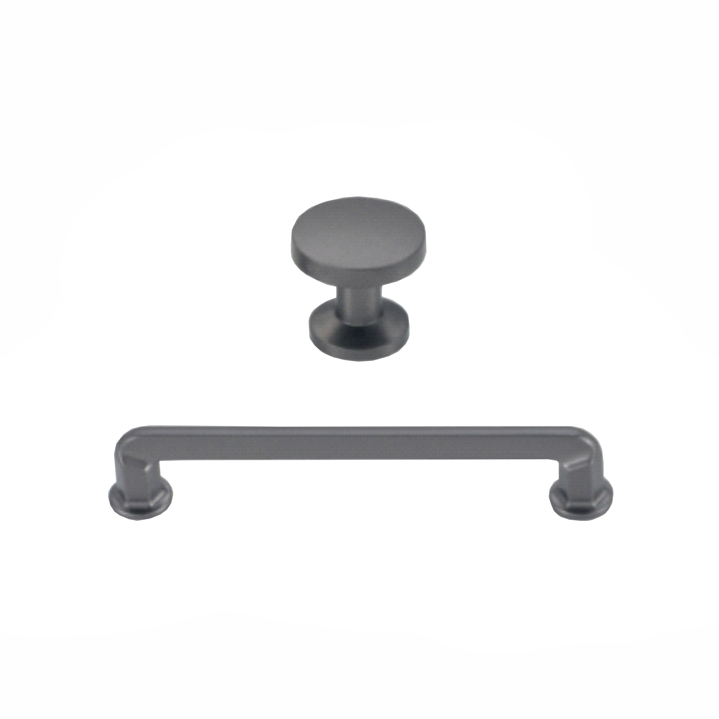 Ручка-скоба 521-096, жемчужно-серый