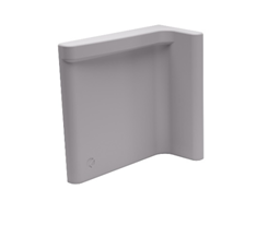 Заглушка для подвеса левая, серый