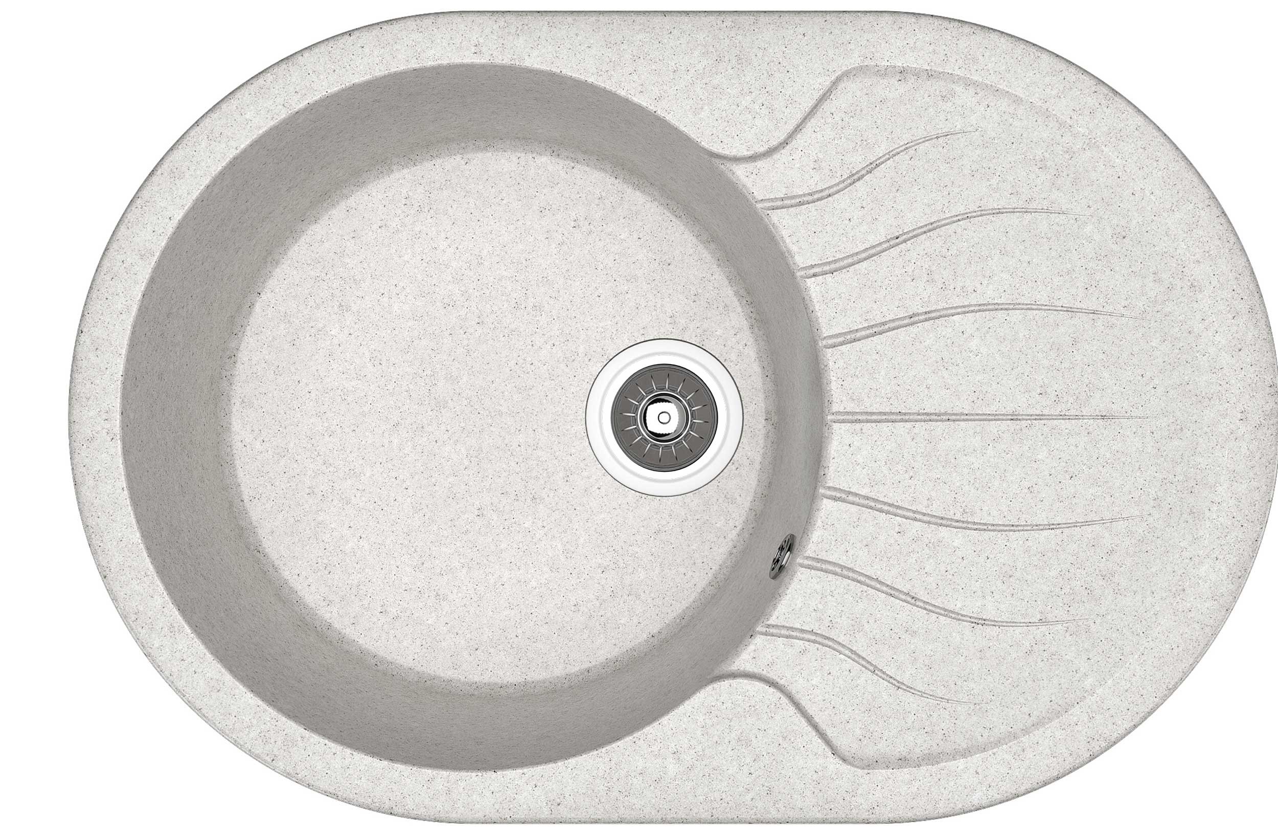 Мойка "Берта" 760*510*217мм серый