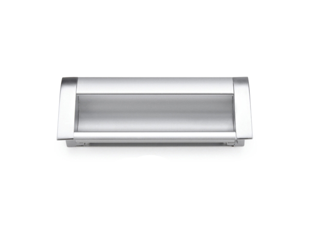 Ручка врезная 200-096, матовый хром /хром RIFF